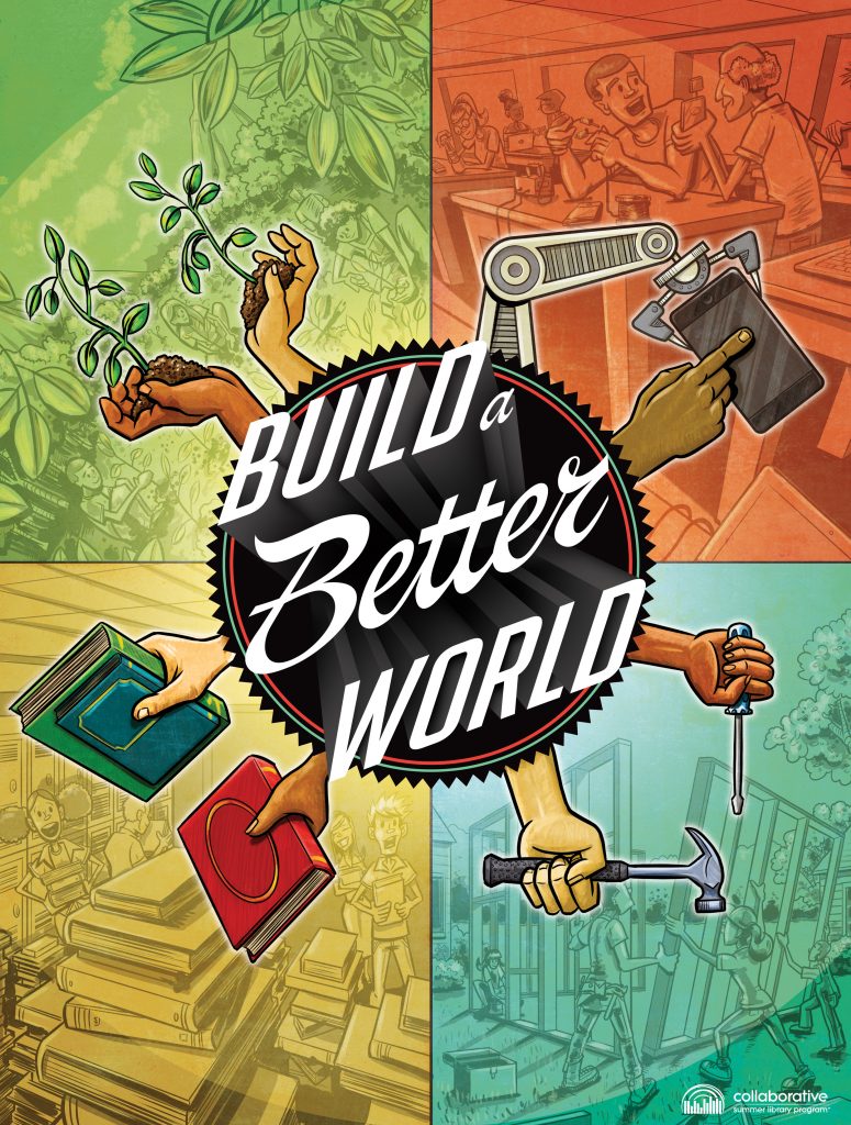 Summer Reading 2017 - Build a Better World logo