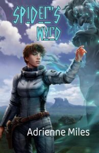 Book cover of Spider’s Wyrd by Adrienne Miles.