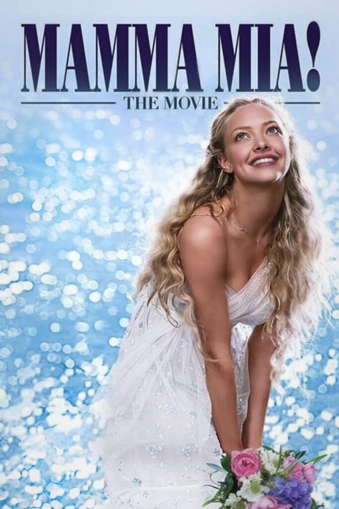 Mamma Mia! Original movie poster with Amanda Seyfried.