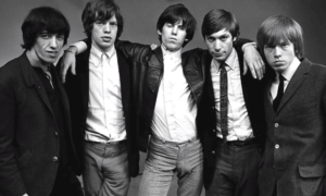 Rolling Stones band cover shoot