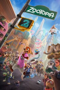 main movie poster of Zootopia 2